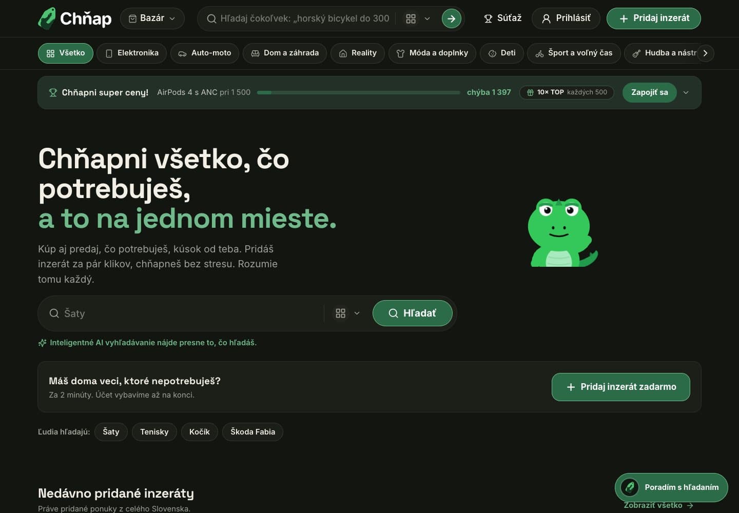 Ukážka projektu Chňap